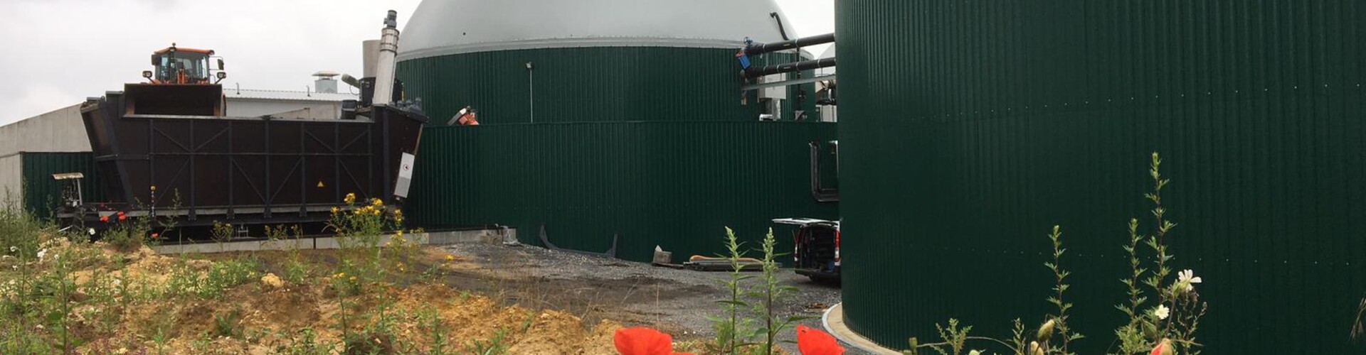 Installation de biogaz LAON, la France