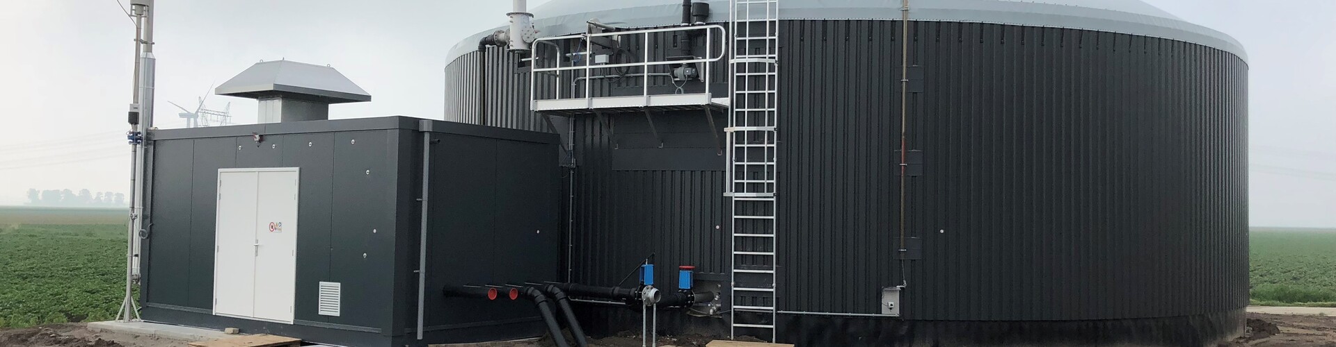 Biogas installation Dronten, the Netherlands